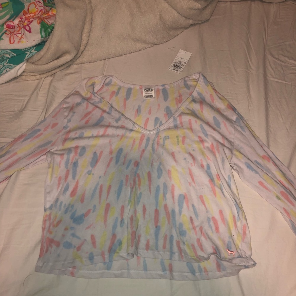 PINK cropped long sleeve
